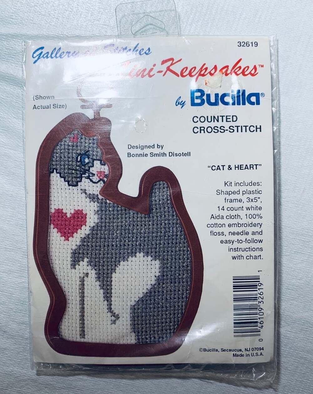 Cat Cross Stitch Mini keepsakes